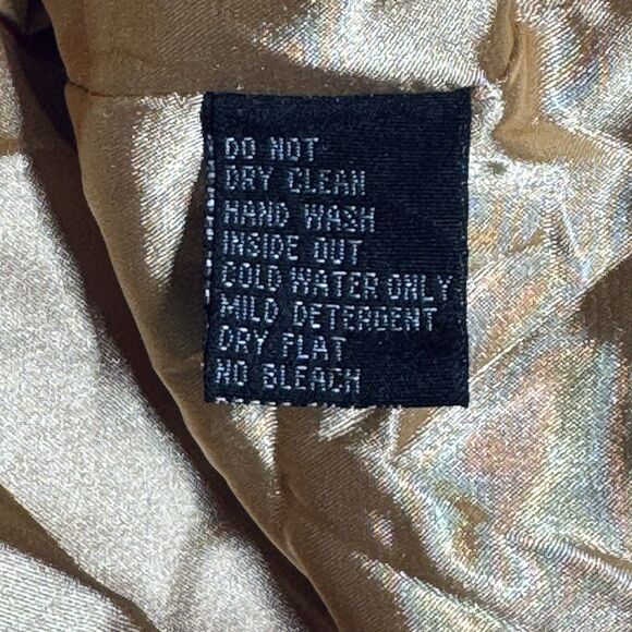 Berek Women's Jacket Gold Metallic Accent Zebra Print 1/2 Sleeve Linen Blend S - Picture 5 of 6